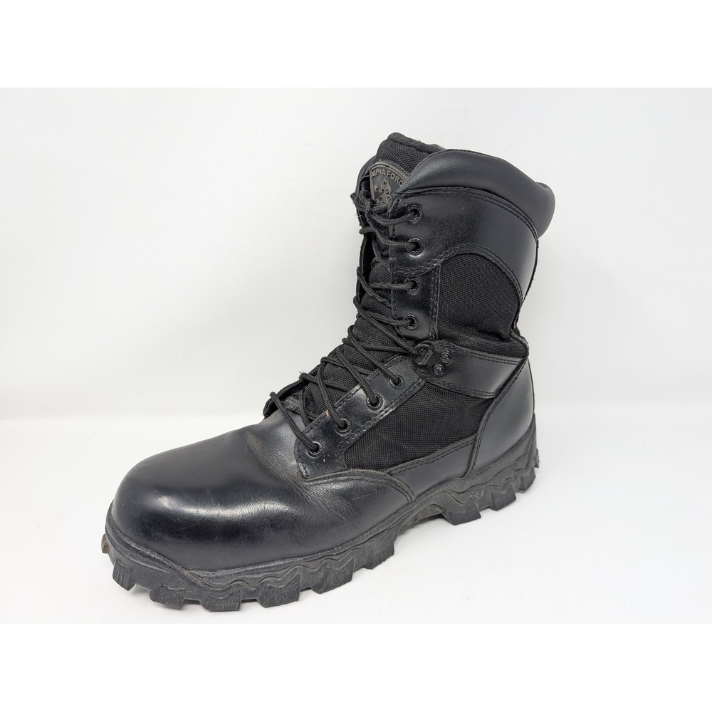 Rocky Alpha Force 8" Waterproof Composite Toe Side Zip Duty Boots FQ0006173 11W